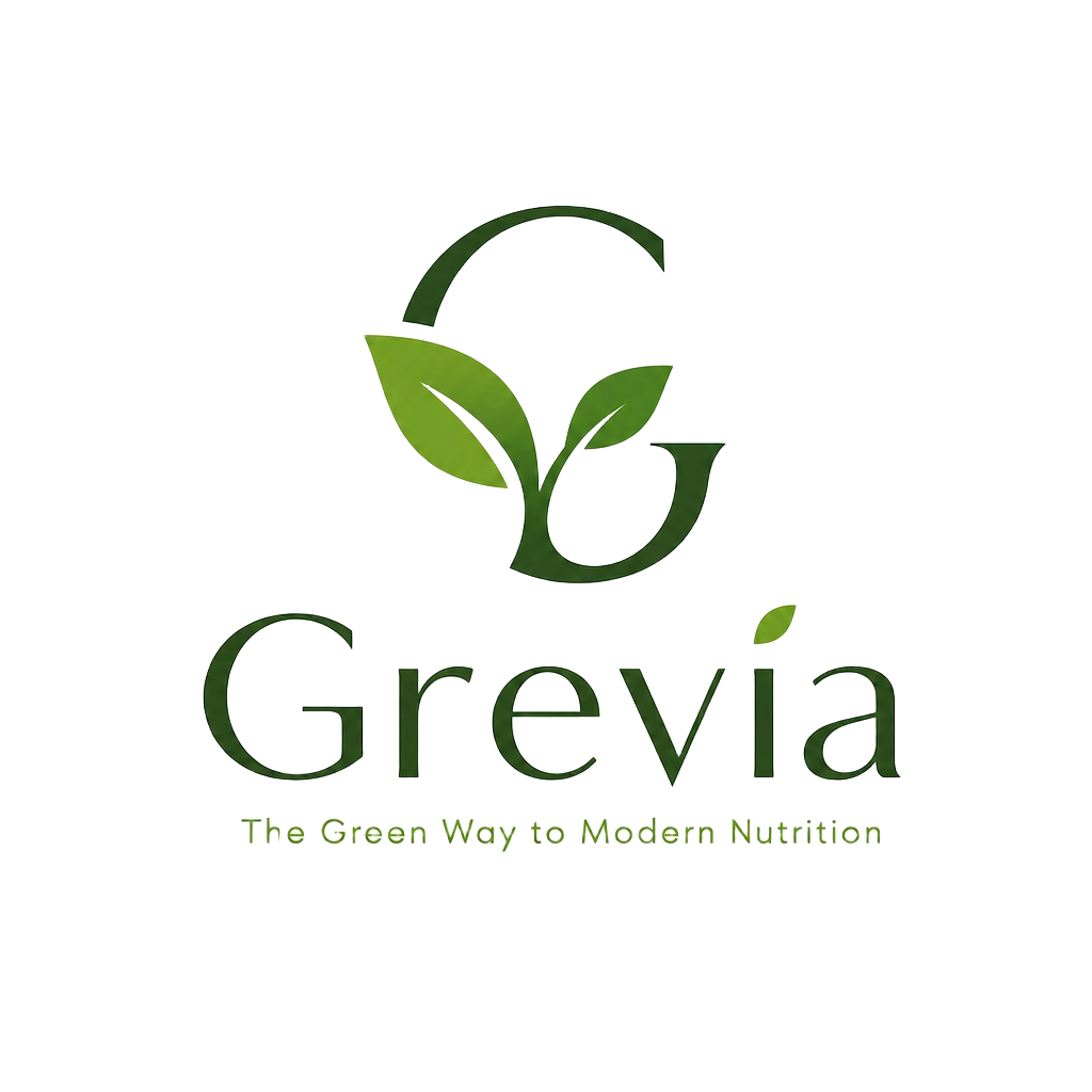 Grevia fresh nutrition lifestyle brand logo